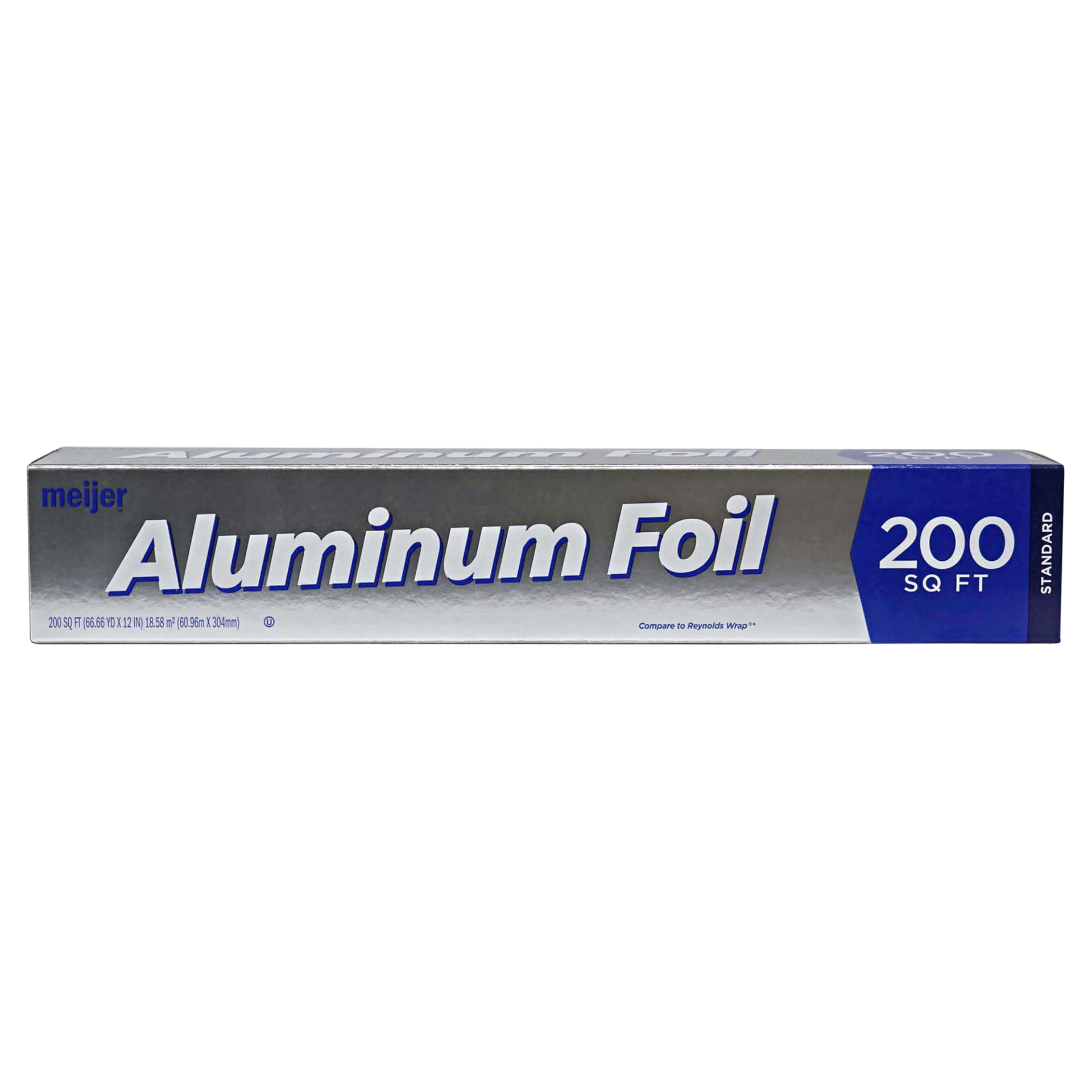 slide 1 of 13, Meijer Standard Aluminum Foil, 200 sq ft