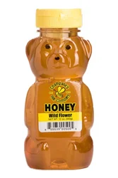 Champanes Bee Company 12Oz.Plastic Bear