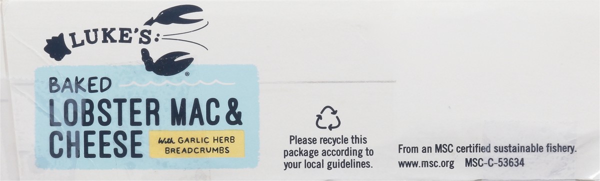 slide 7 of 13, Luke's Baked Lobster Mac & Cheese 8 oz, 8 oz