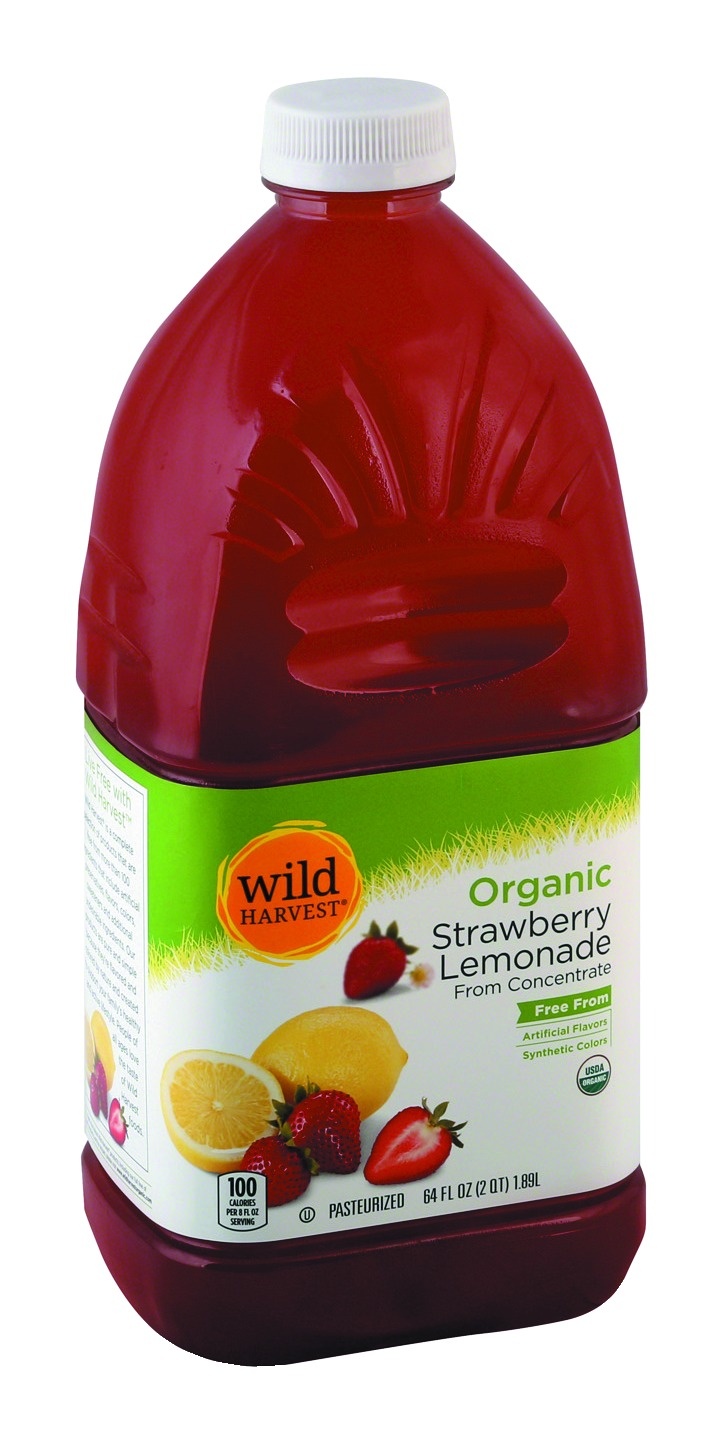 slide 1 of 1, Wild Harvest Strawberry Lemonade Juice, 64 fl oz