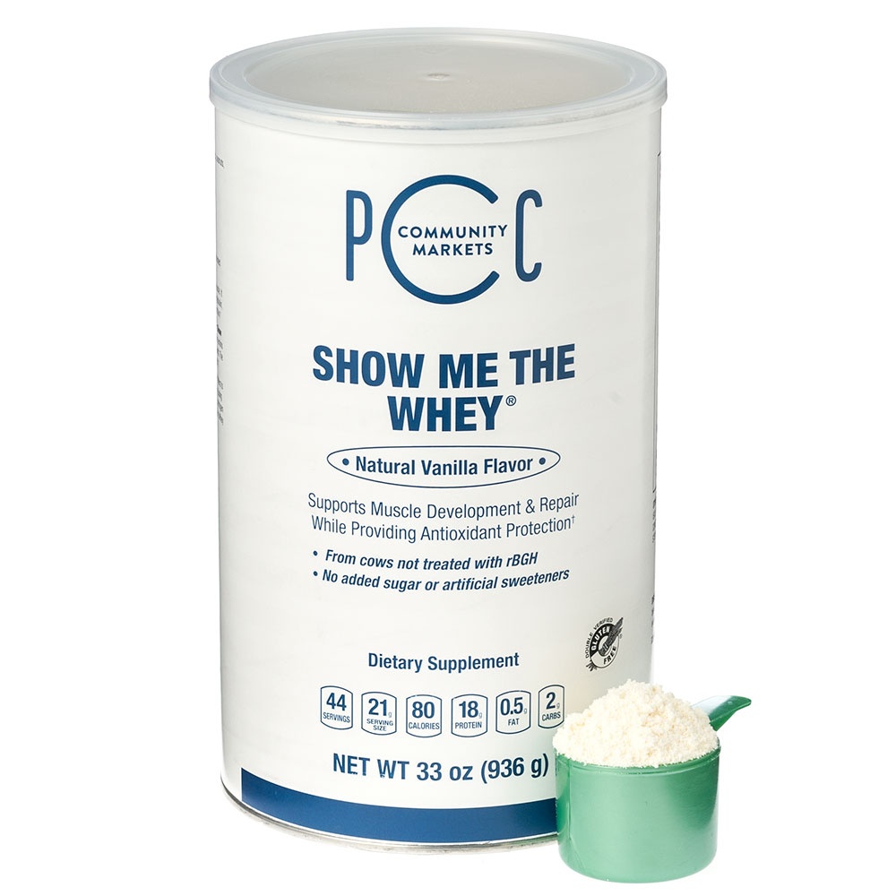 slide 1 of 1, PCC Show Me The Whey Vanilla Protein Powder, 33 oz