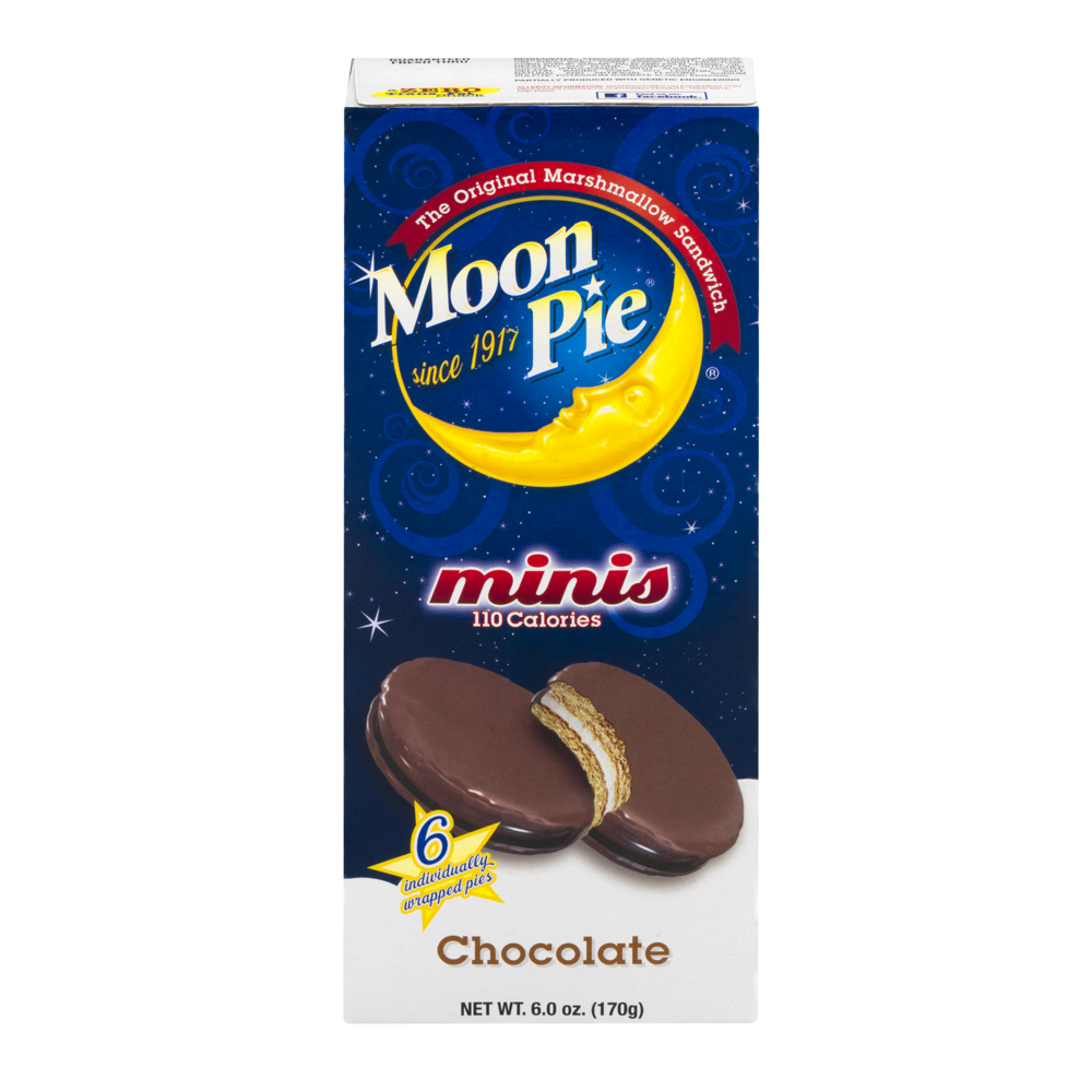 slide 1 of 1, Moon Pie Chocolate Minis, 6 oz