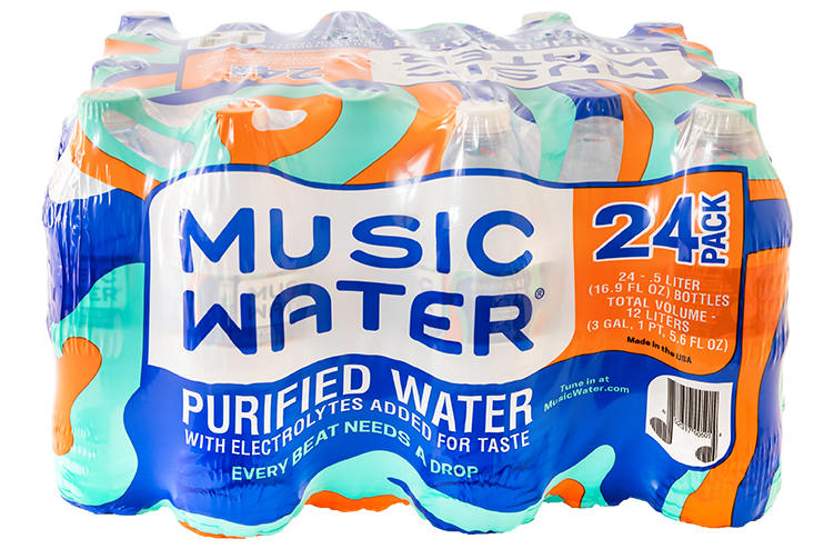 slide 1 of 1, Music Water - 24 ct, 24 ct