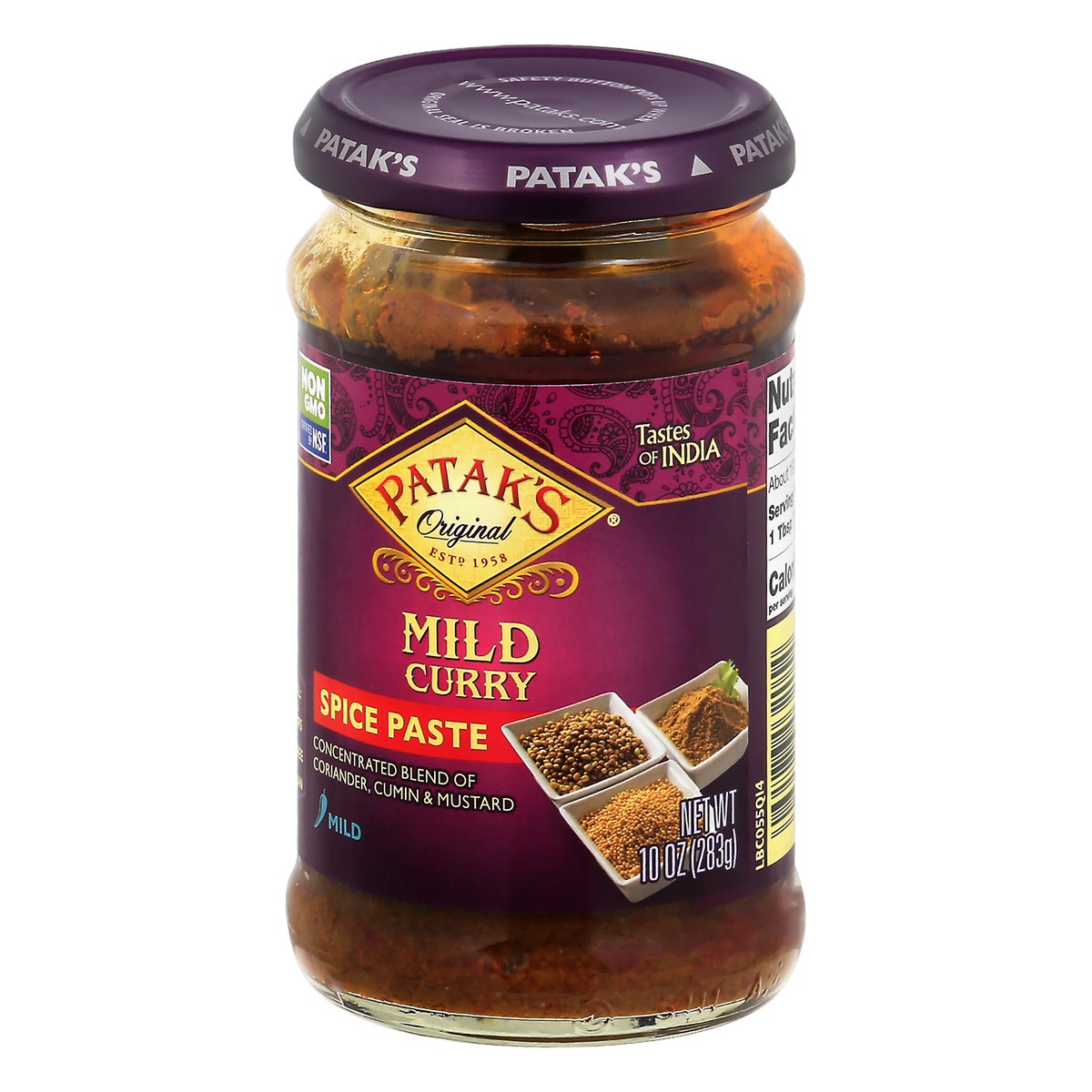 slide 12 of 13, Patak's Mild Curry Spice Paste 10 oz, 10 oz