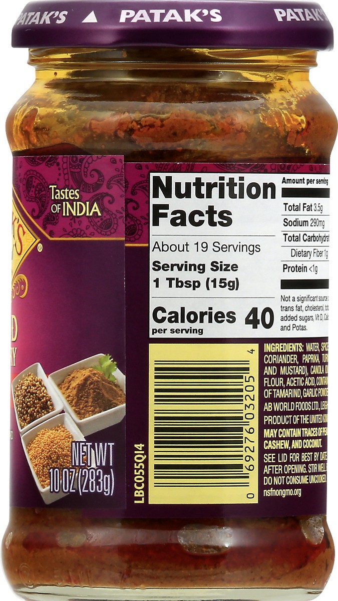 slide 10 of 13, Patak's Mild Curry Spice Paste 10 oz, 10 oz