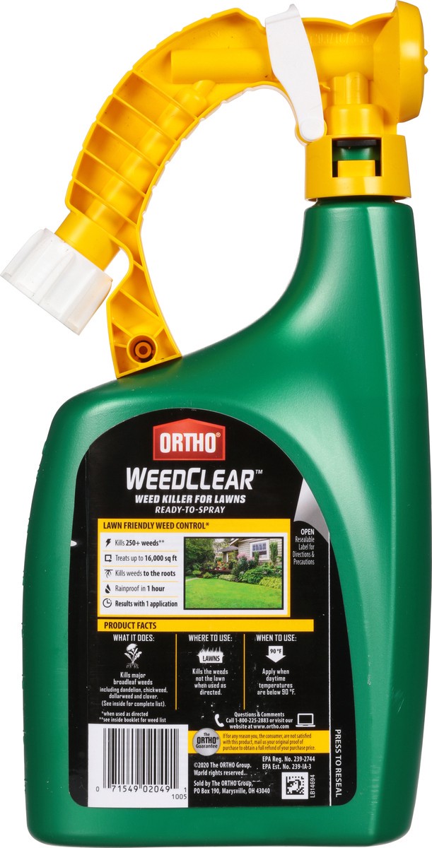 slide 6 of 9, Ortho Weedclear Base, 32 oz