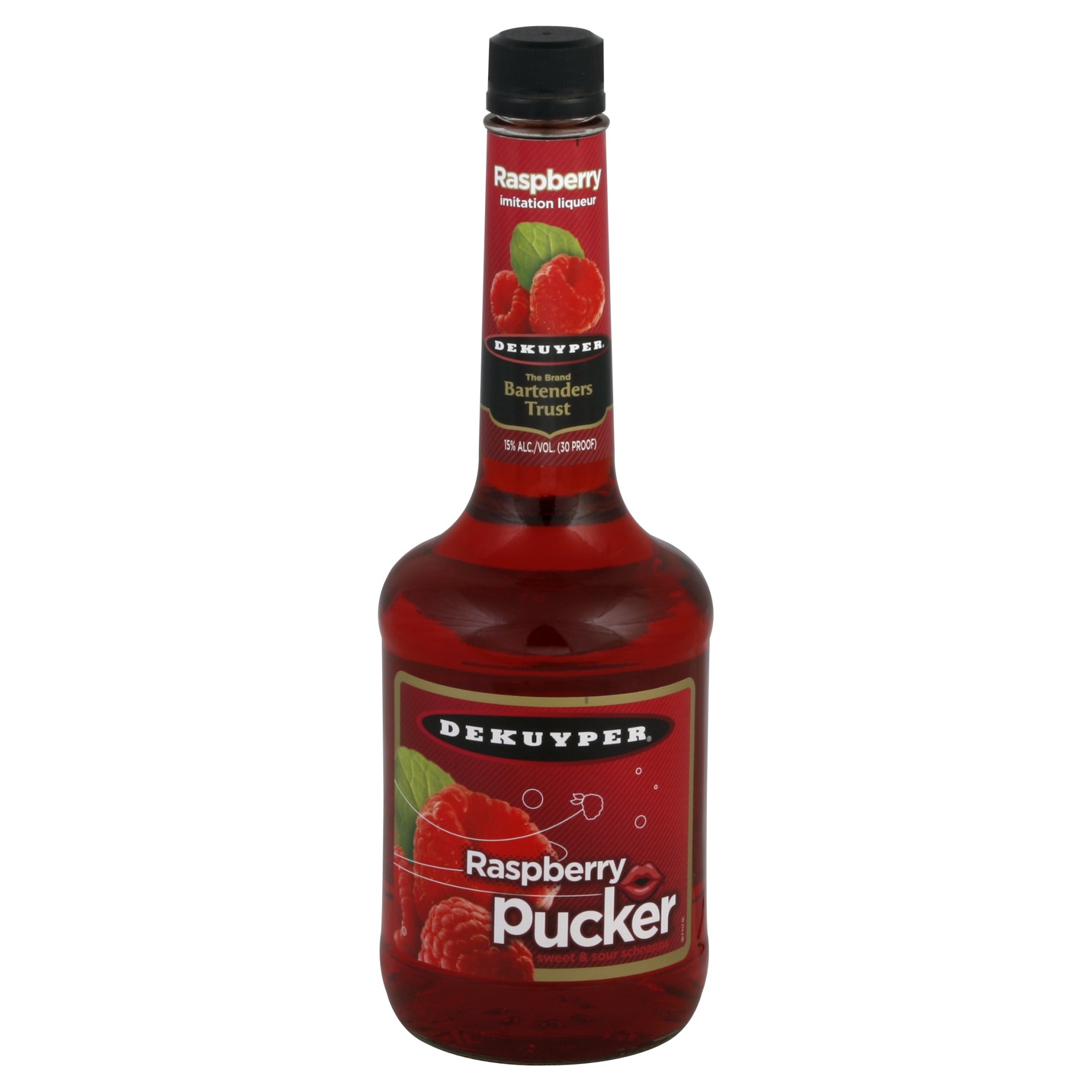 slide 1 of 1, DeKuyper Raspberry Pucker, 750 ml