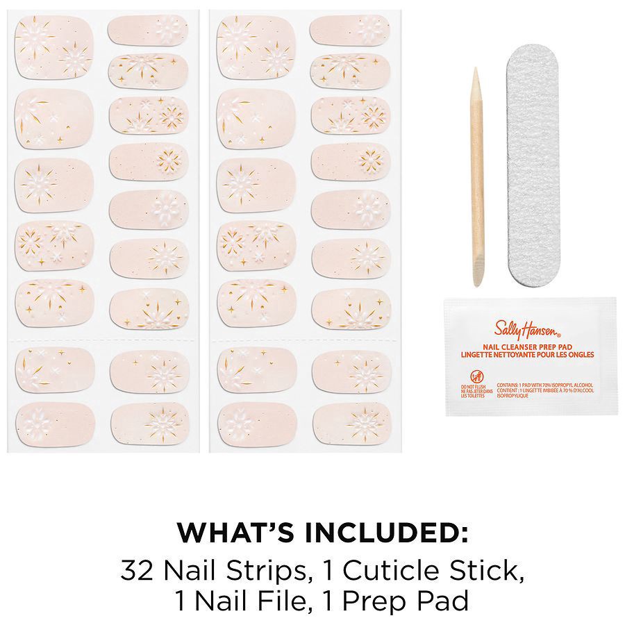 slide 3 of 5, Sally Hansen Salon Effects Nail Strips - Starlit Burst, 1 ct