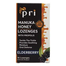 Pri Elderberry Manuka Lozenges 16 ct