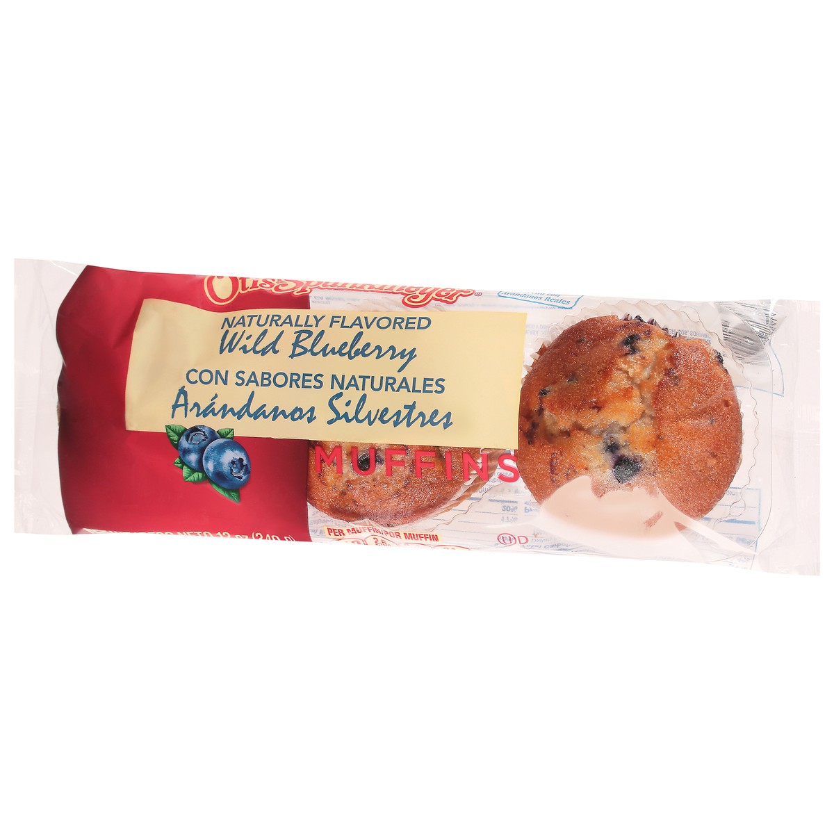 slide 9 of 9, Otis Spunkmeyer Blueberry Muffins 3Pk, 12 oz