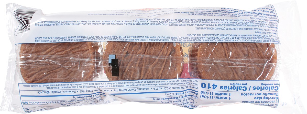 slide 3 of 9, Otis Spunkmeyer Blueberry Muffins 3Pk, 12 oz