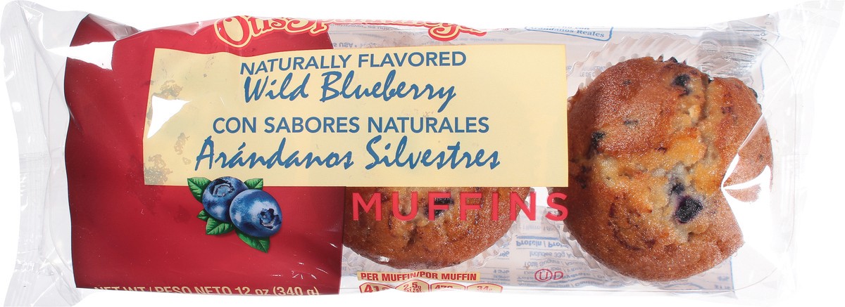 slide 7 of 9, Otis Spunkmeyer Blueberry Muffins 3Pk, 12 oz