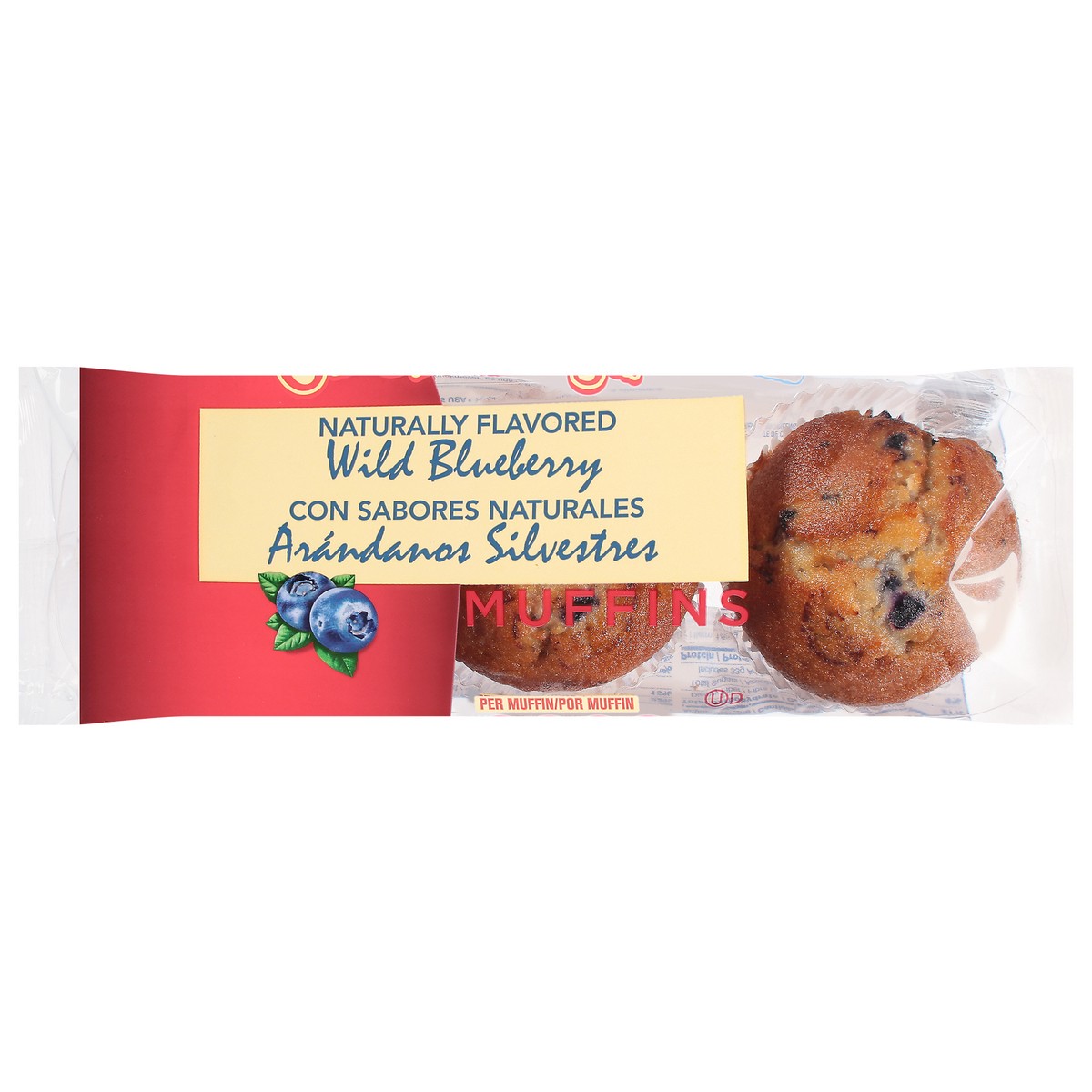 slide 1 of 9, Otis Spunkmeyer Blueberry Muffins 3Pk, 12 oz