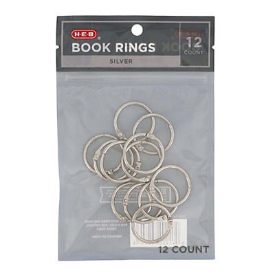 slide 1 of 1, H-B Book Rings - 12 ct, 12 ct