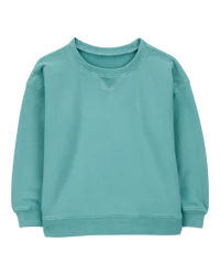 Oshkosh Baby French Terry Pullover Teal 18M