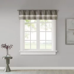 Madison Park Amherst Window Valance - Natural