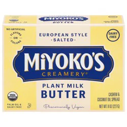 Miyoko's Creamery Miyoko’s Creamery Salted European Style Plant Milk Butter 8 oz