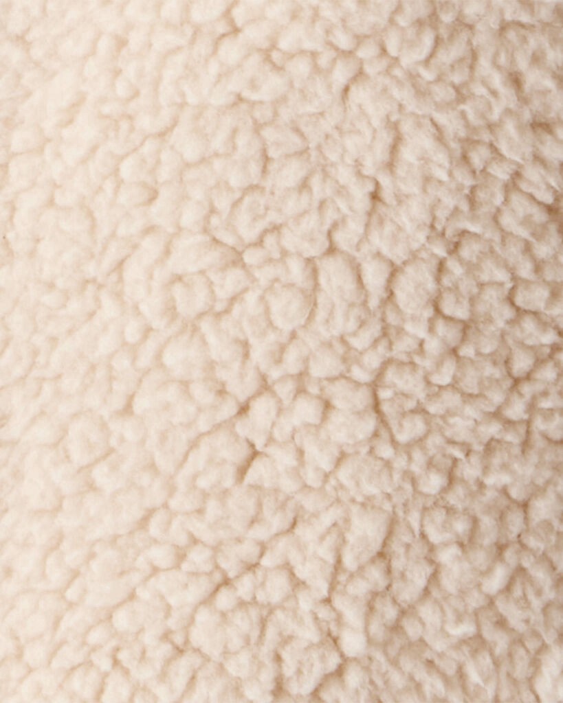 slide 2 of 3, Carter's Baby Girl Sherpa Fashion Jacket - Brown Beige 18M, 1 ct