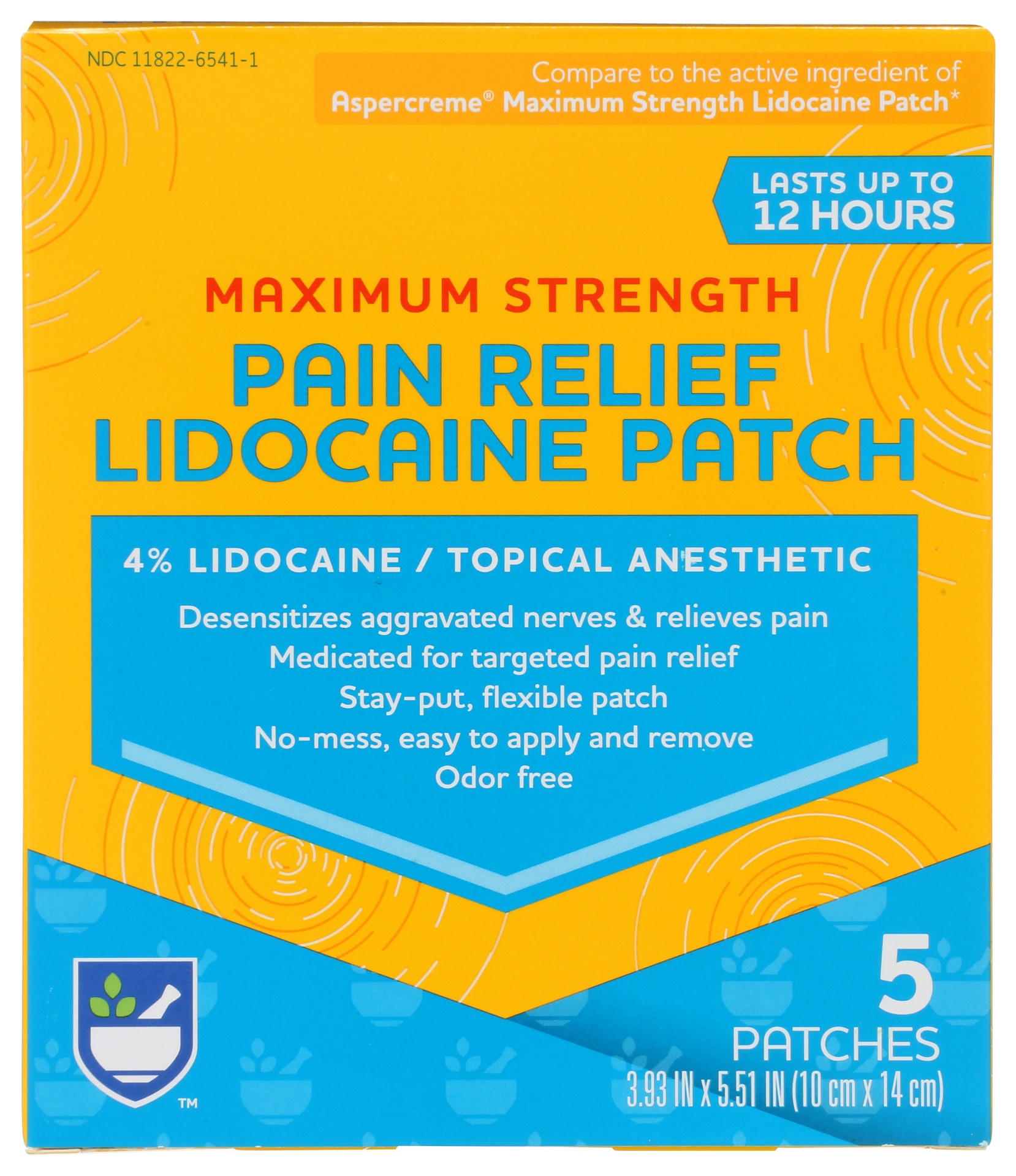slide 1 of 2, Rite Aid Maximum Strength Pain Relief Lidocaine Patch, 5 ct