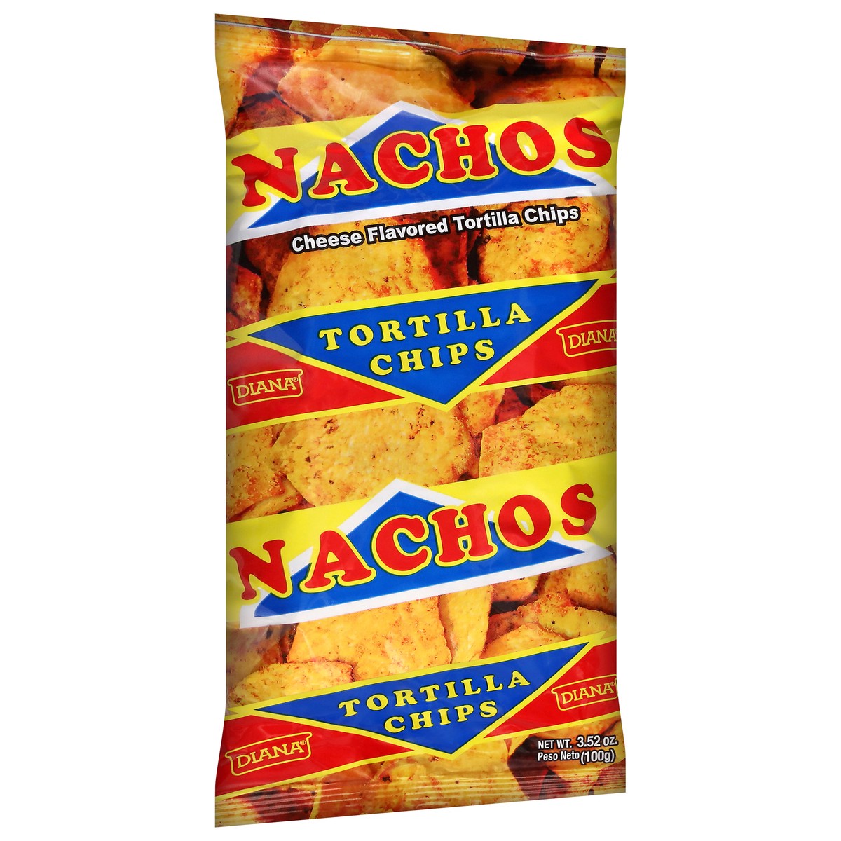 slide 7 of 14, Diana Nachos Cheese Flavored Tortilla Chips 3.52 oz, 3.52 oz