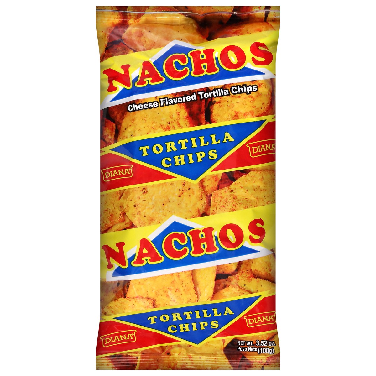 slide 14 of 14, Diana Nachos Cheese Flavored Tortilla Chips 3.52 oz, 3.52 oz