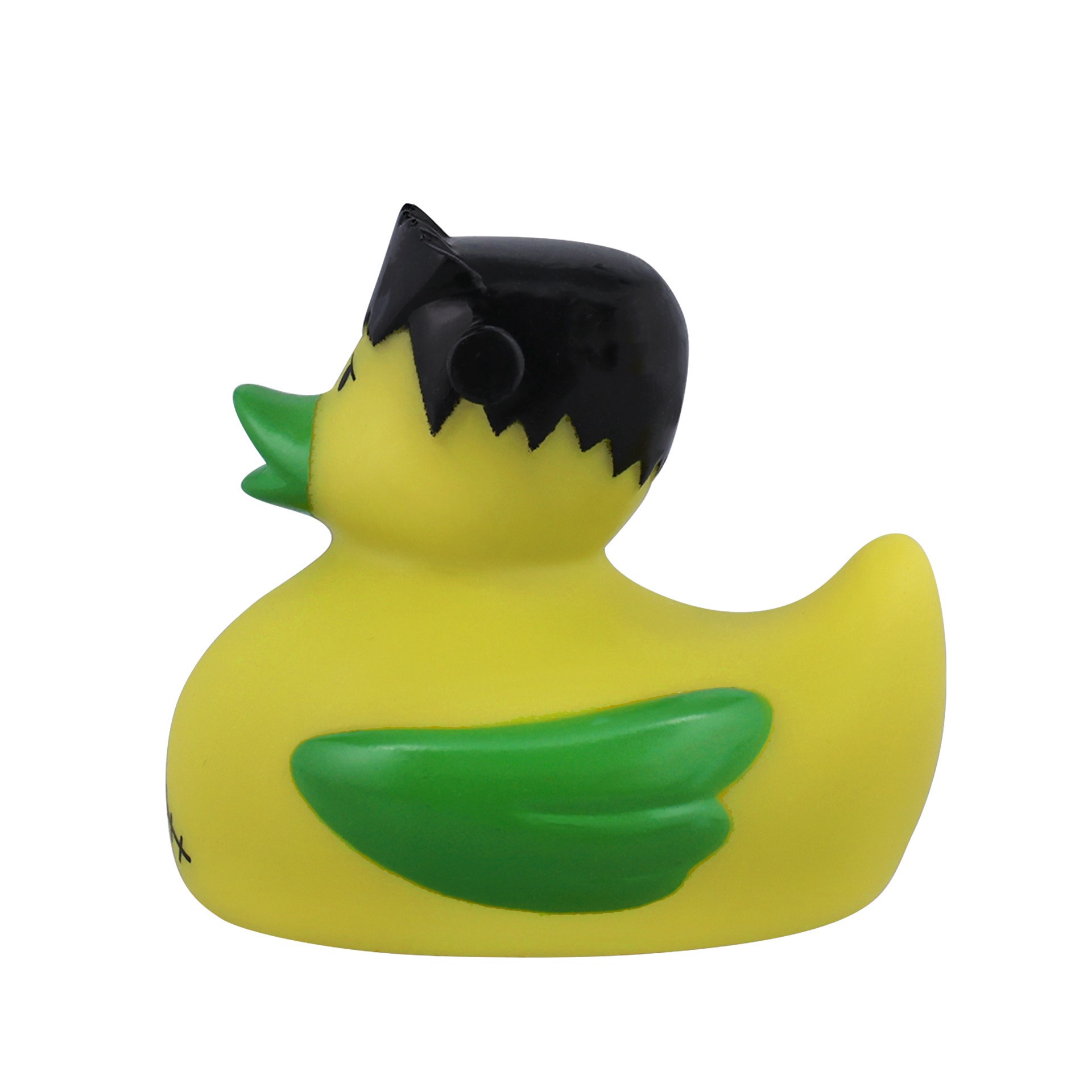 slide 3 of 3, 3.75" Frankenstein's Monster Rubber Duck By Creatology, 3.65 in x 3 in x 3.6 in