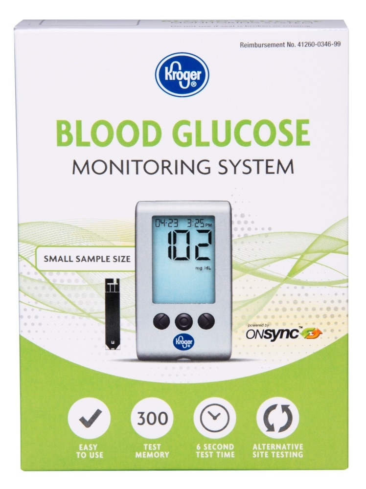 slide 1 of 1, Kroger Blood Glucose Monitoring System, 1 ct