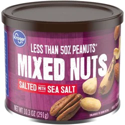 Kroger Salted With Sea Salt Mixed Nuts