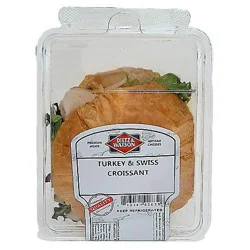 Dietz & Watson Turkey & Swiss Croissant Sandwich - 7.25 OZ