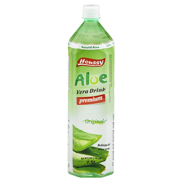 slide 1 of 1, Houssy Aloe Vera Drink, 1.5 liter