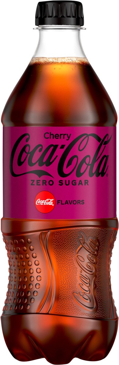 slide 4 of 7, Cherry Coke Zero Sugar, 20 fl oz