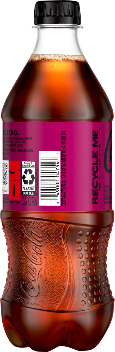 slide 7 of 7, Cherry Coke Zero Sugar, 20 fl oz