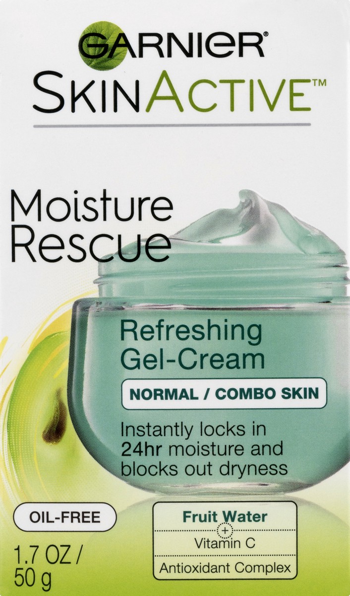 slide 1 of 9, Garnier SKINACTIVE Moisture Rescue Refreshing Gel-Cream, 1.7 oz