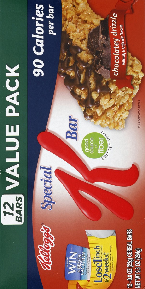 slide 6 of 6, Kellogg's Special K Chocolatey Drizzle Cereal Bars, 12 ct; 9.3 oz