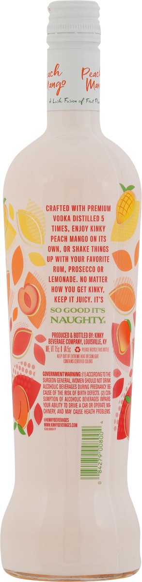 slide 6 of 11, Kinky Peach Mango Liqueur 750 ml, 750 ml