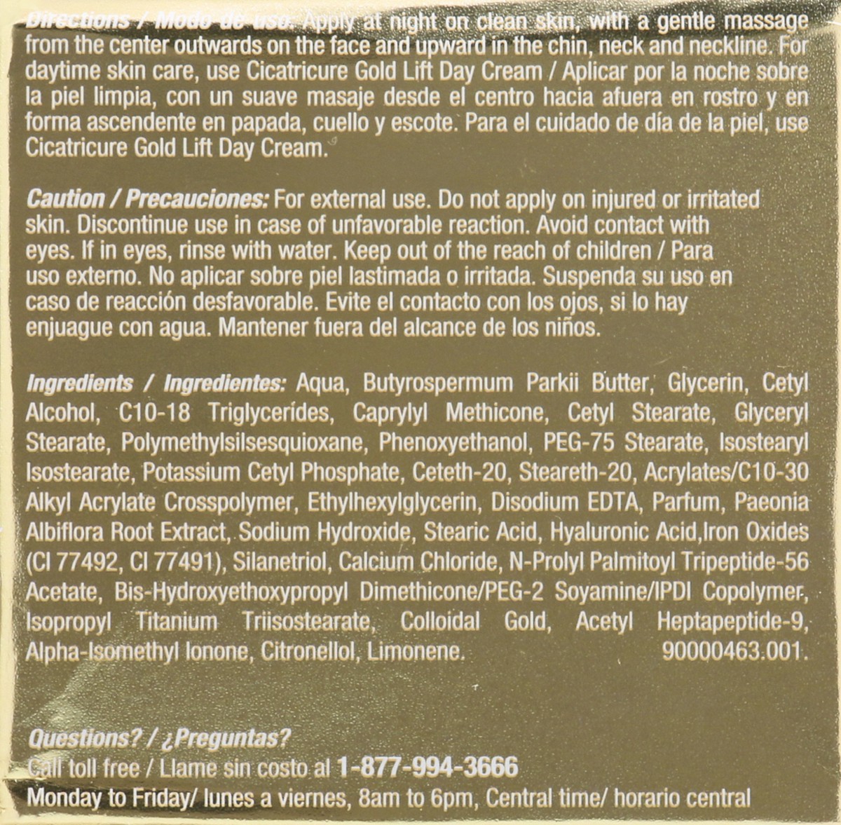 slide 4 of 9, Cicatricure Gold Lift Crema De Noche (Night Cream), 1.7 oz