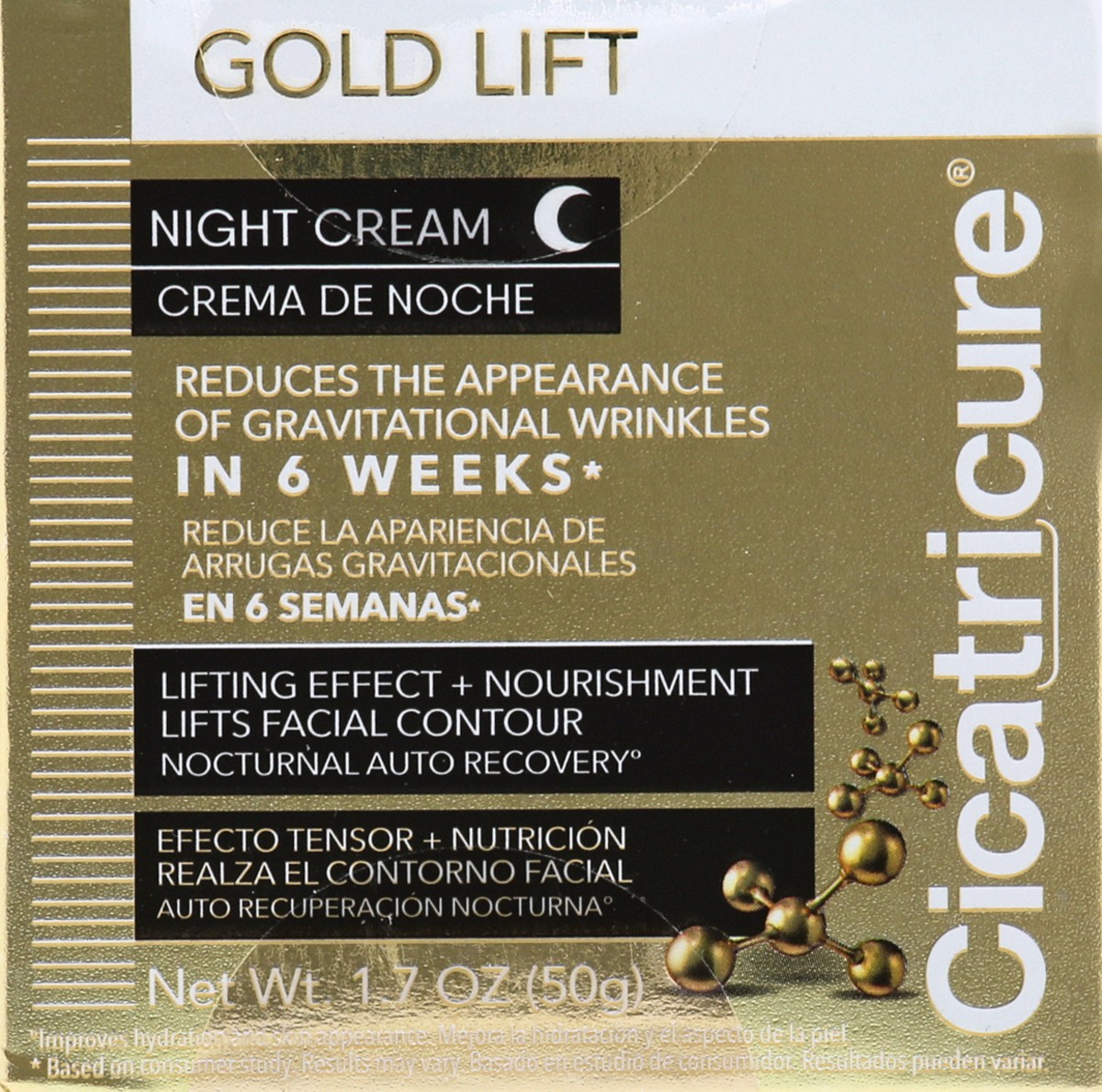 slide 3 of 9, Cicatricure Gold Lift Crema De Noche (Night Cream), 1.7 oz