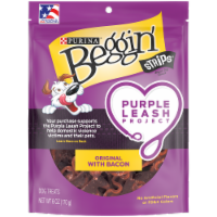 slide 1 of 1, Beggin' Beggin Bacon Purple Leash Project, 1 ct