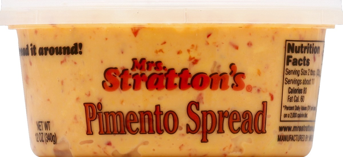 slide 3 of 3, Mrs. Stratton's Pimento Spread, 12 oz