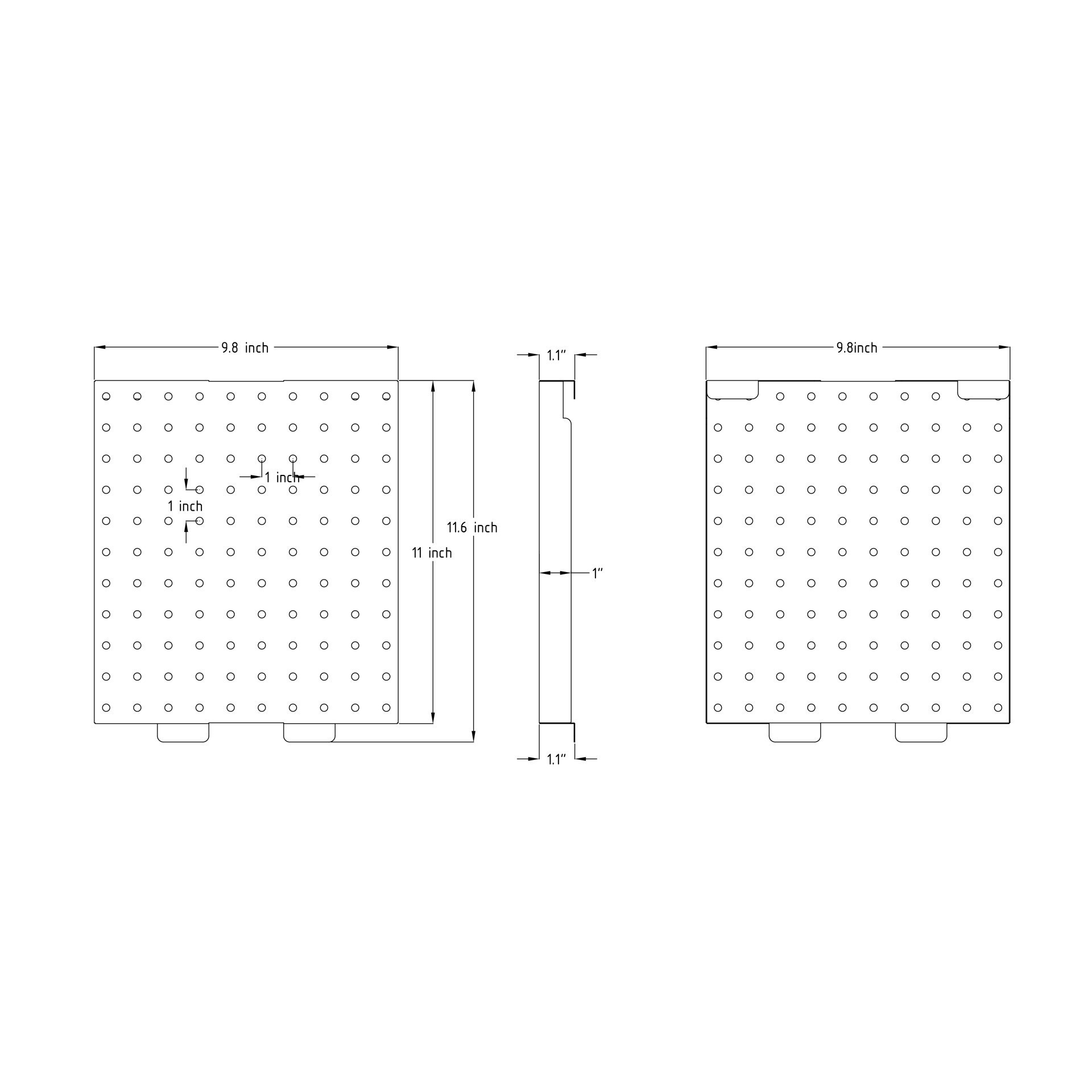 slide 3 of 6, Lexington Cart Pegboards By Simply Tidy, 9.8 in x 11 in