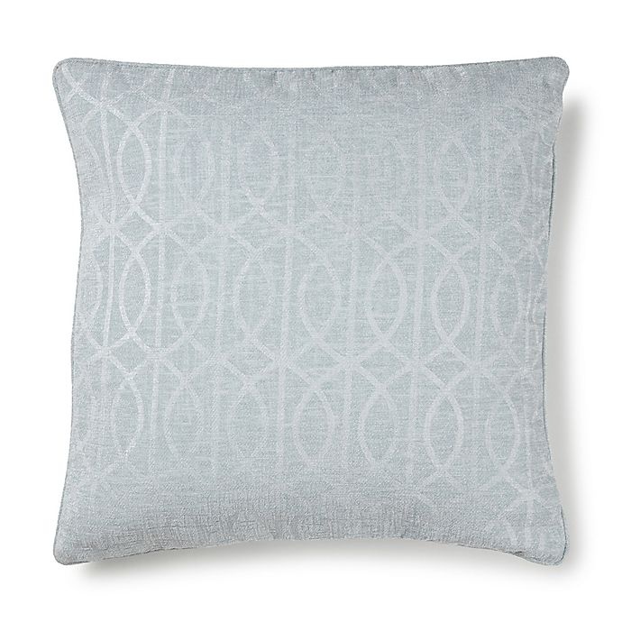 slide 1 of 1, Wamsutta Trellis Square Throw Pillow - Pearl Blue, 1 ct