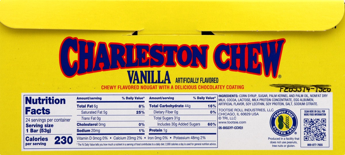 slide 10 of 10, Charleston Chew Vanilla, 24 ct