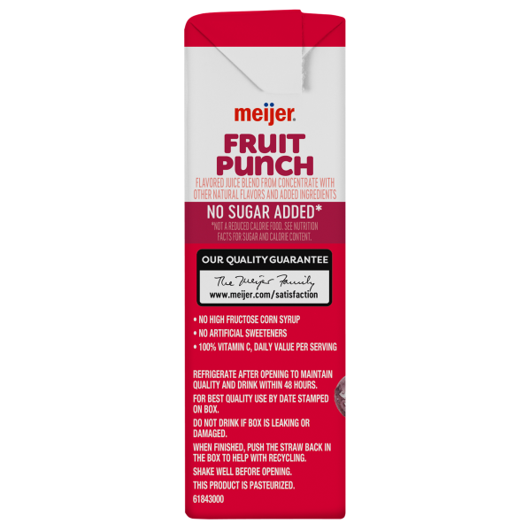 slide 7 of 13, Meijer 100% Juice Fruit Punch Juice Box, 8 ct; 6.75 oz