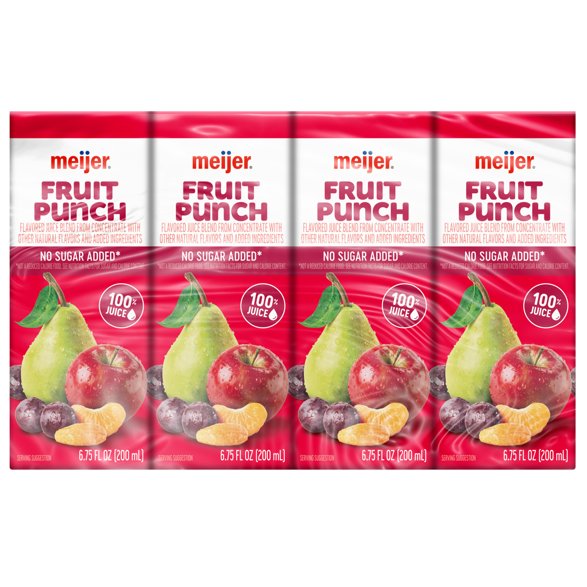 slide 1 of 13, Meijer 100% Juice Fruit Punch Juice Box, 8 ct; 6.75 oz