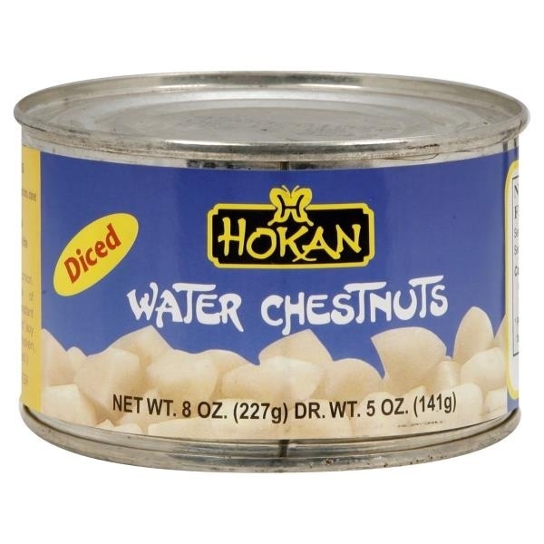 slide 1 of 1, Hokan Diced Water Chestnuts, 8 oz