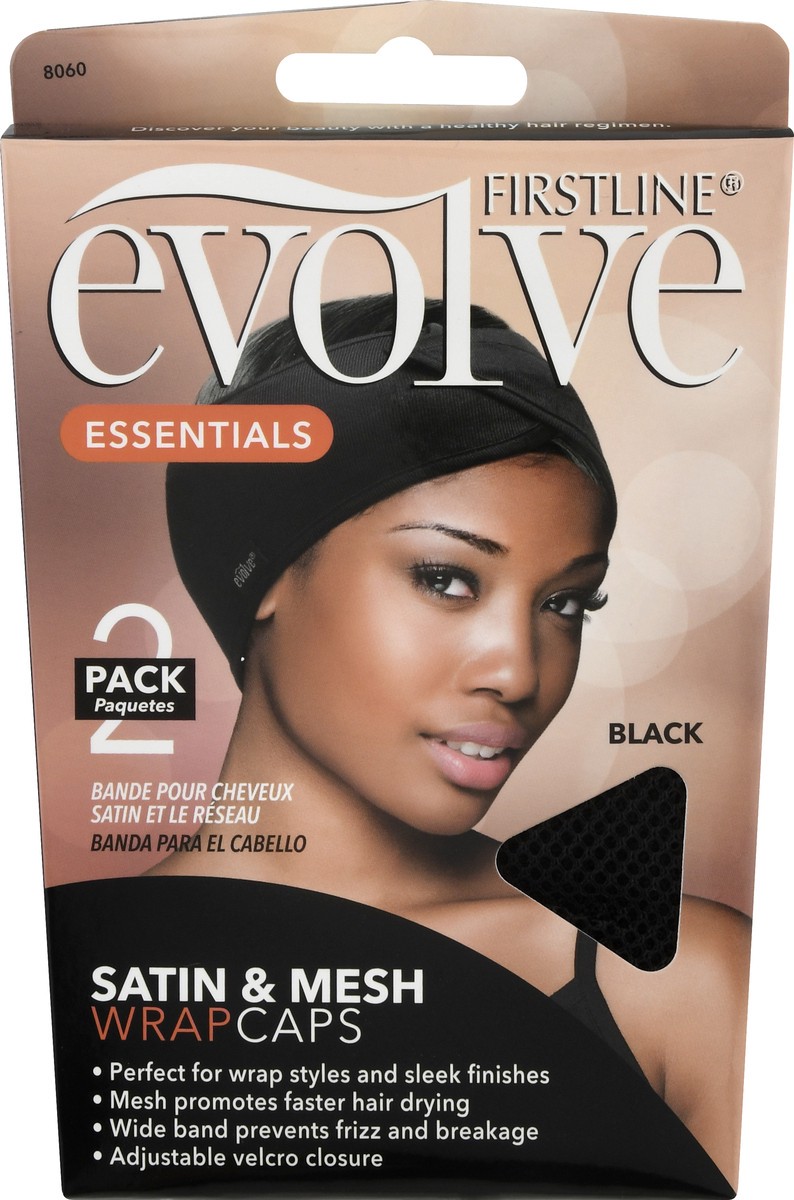 slide 6 of 9, Evolve Wrap Cap - Black, 2 ct