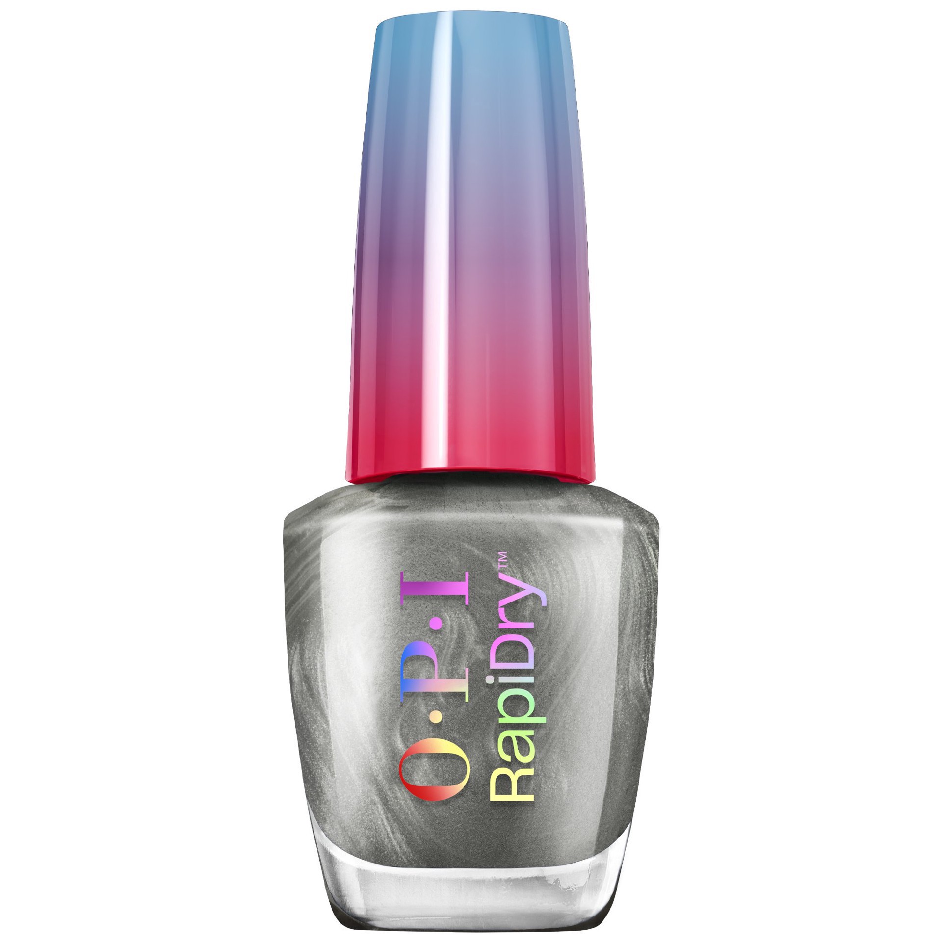 slide 1 of 1, OPI RapidDry Nail Polish - A Silver Of A Sec, 1 ct