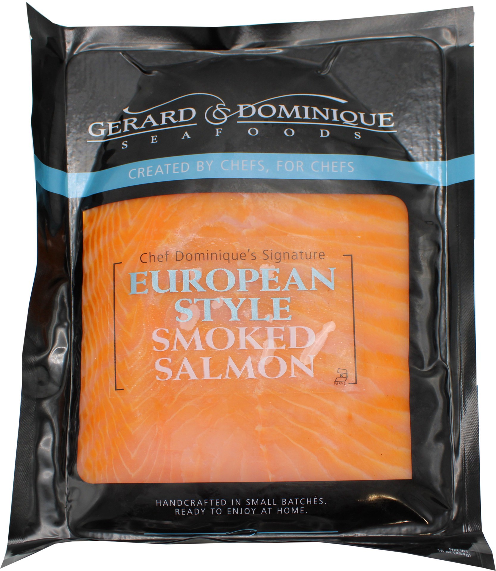 slide 1 of 1, Gerard & Dominique Seafoods European Style Smoked Salmon, 16 oz