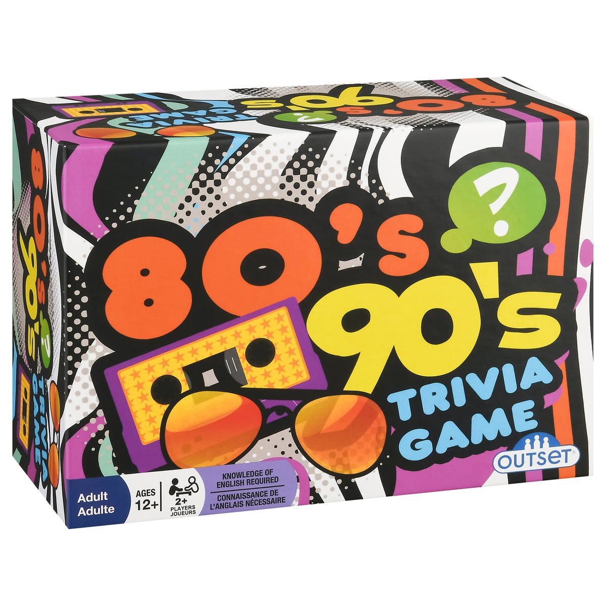 slide 2 of 9, Outset Media 80's & 90's Trivia Game, 1 ct