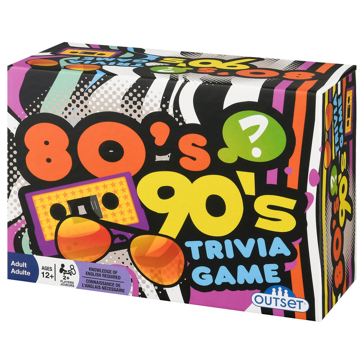 slide 3 of 9, Outset Media 80's & 90's Trivia Game, 1 ct